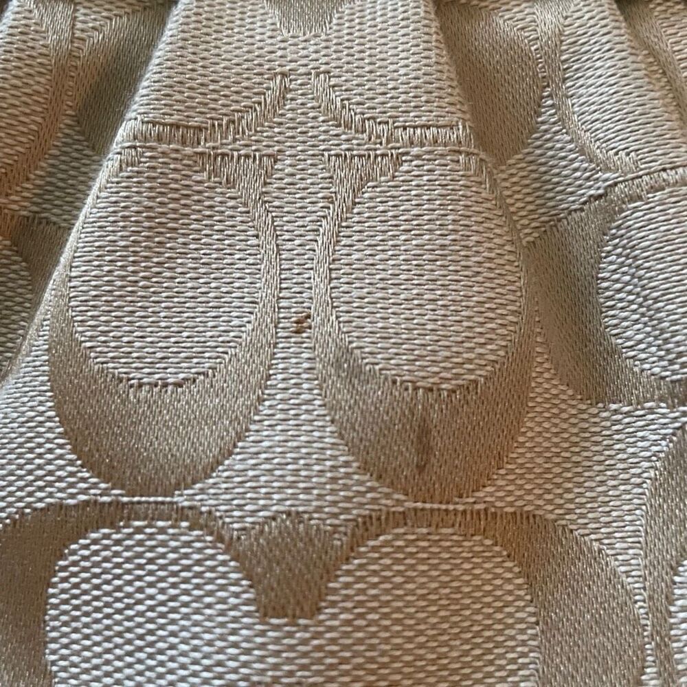 Coach Patent Leather Wristlet Bone Creme Classic Coin Purse Wallet Accessory - Picture 5 of 9